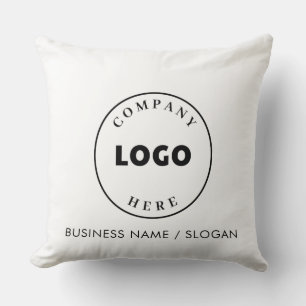 Modern Business Logo Branded Custom Cushion