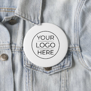 Modern Business Logo Branding 10 Cm Round Badge