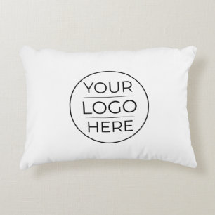 Modern Business Logo Branding Decorative Cushion