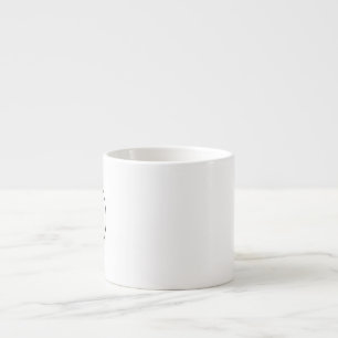Modern Business Logo Branding Espresso Cup