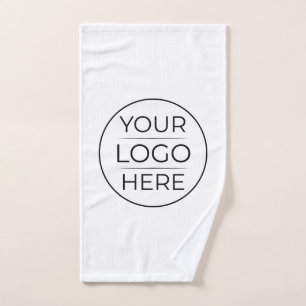 Modern Business Logo Branding Hand Towel