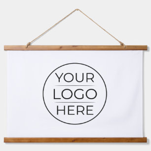 Modern Business Logo Branding Hanging Tapestry