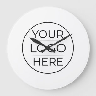 Modern Business Logo Branding Large Clock