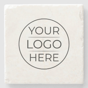 Modern Business Logo Branding Stone Coaster