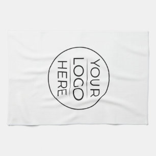 Modern Business Logo Branding Tea Towel