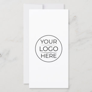 Modern Business Logo Branding Thank You Card