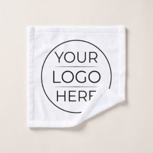 Modern Business Logo Branding Wash Cloth