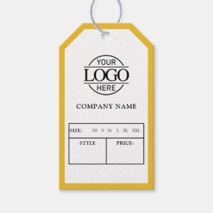 Modern Business Logo Clothing Price Hang Tag