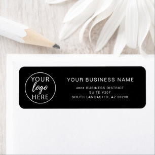 Modern Business Logo Company Return Address