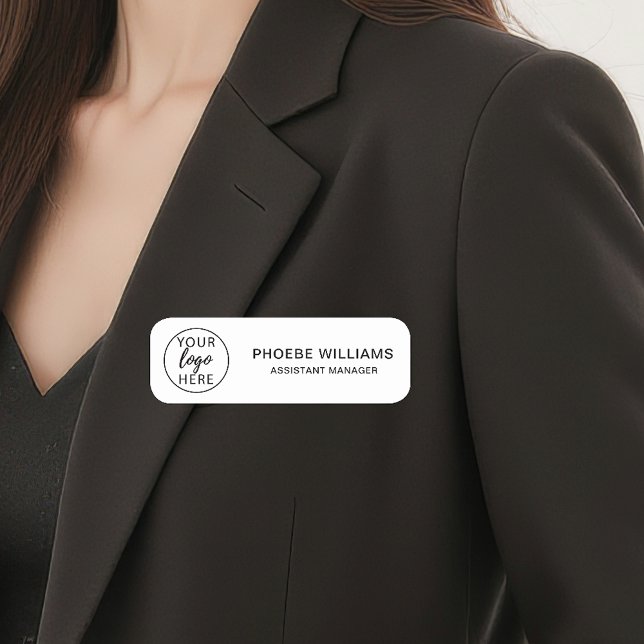 Modern Business Logo Conference Custom Name Tag (Modern Business Logo Conference Custom Name Tag)
