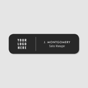 Modern Business Logo Corporate Staff Events Name Tag