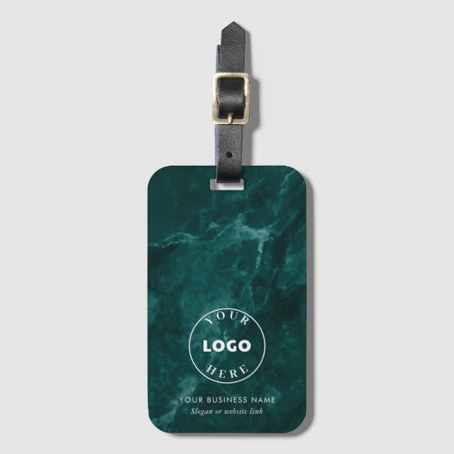 Modern Business Logo Custom Luggage Tag (Front Vertical)