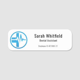 Modern Business Logo Dental Assistant Custom Name Tag