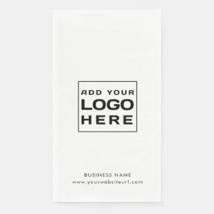 Modern Business Logo Elegant Custom Napkin