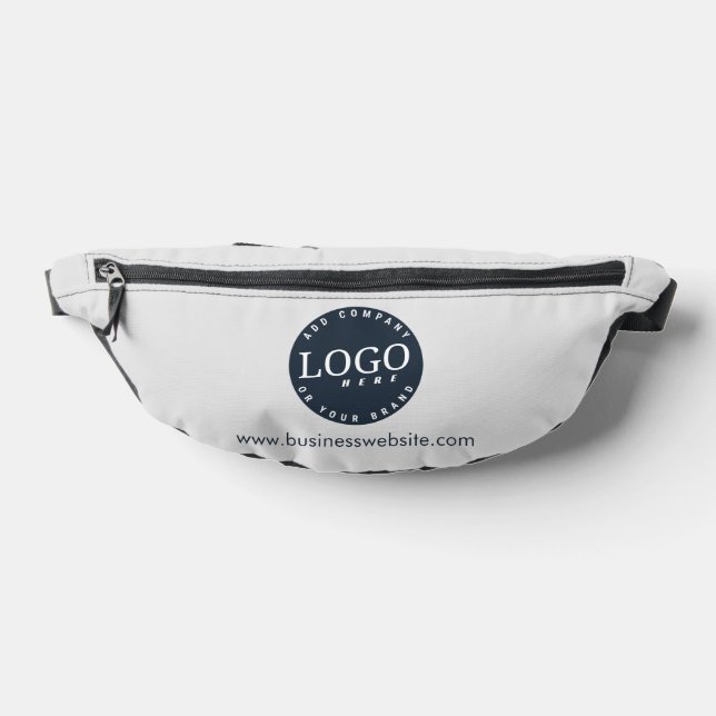 Modern Business Logo Employees Custom Bum Bags (Lay Down)