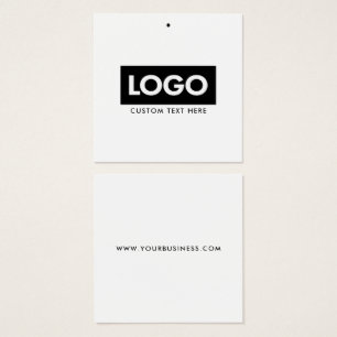 Modern Business Logo Label Clothing Hang Tag