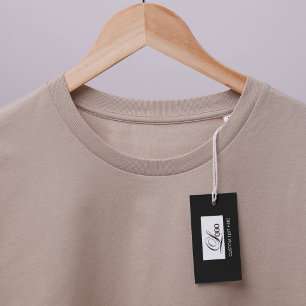 Modern Business Logo Label Clothing Hang Tag