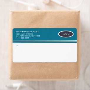 Modern Business Logo Mailing Shipping Labels