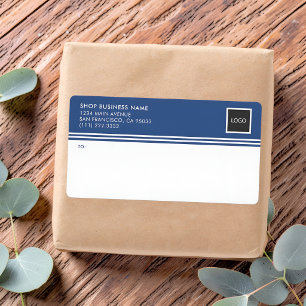 Modern Business Logo Mailing Shipping Labels