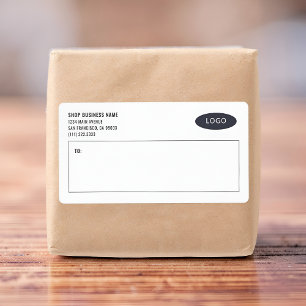 Modern Business Logo Mailing Shipping Labels