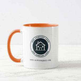 Modern Business Logo Minimalist Custom Mug
