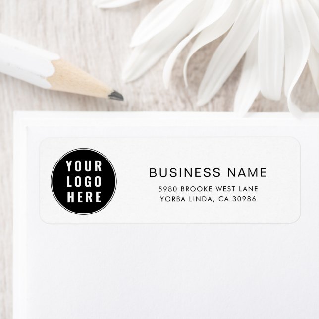 Modern Business Logo Modern Return Address (Insitu)