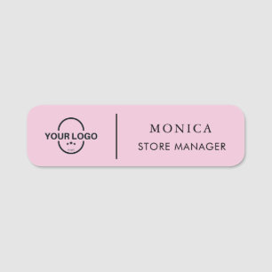 Modern Business Logo Name Tag
