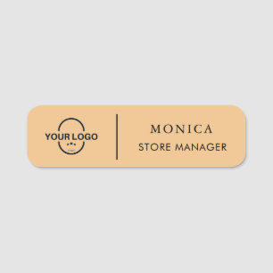 Modern  Business Logo Name Tag