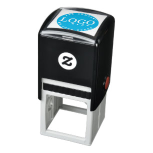 Modern Business Logo Office Staff Custom Self-inking Stamp