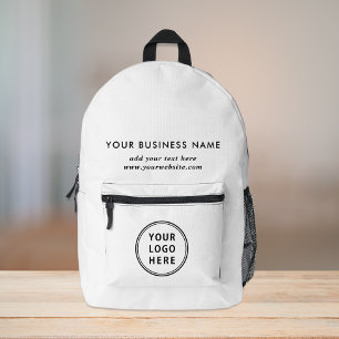 Modern Business Logo Printed Backpack