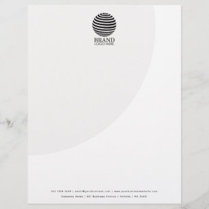 Modern Business Logo Professional Letterhead