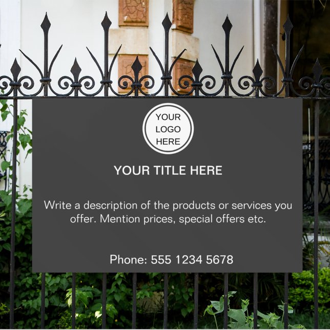 Modern Business Logo Promotional Advertising Text Banner (Creator Uploaded)