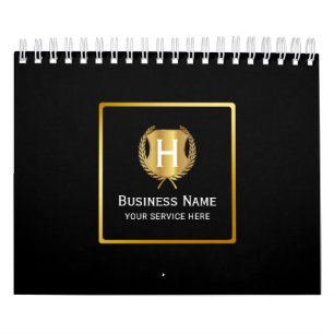 Modern Business Logo Promotional Branding Calendar