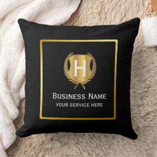 Modern Business Logo Promotional Branding Cushion