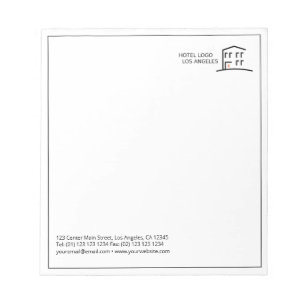 Modern Business Logo Promotional Notepad