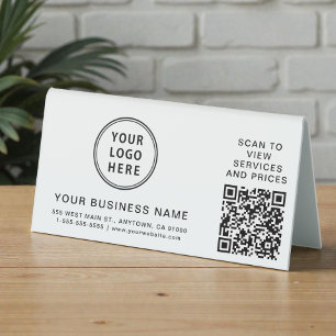 Modern Business Logo QR Code