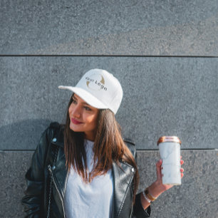 Modern Business Logo Simple Clean Minimal Swag Trucker Hat