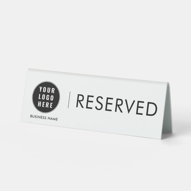 Modern Business Logo Simple Reservation (Front)