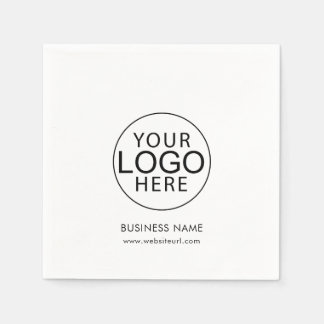 Modern Business Logo Staff Custom Paper Napkin