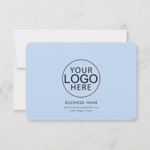 Modern Business Logo Thank You Card