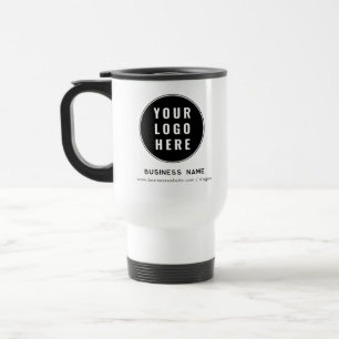 Modern Business Logo Website Custom Promotional Travel Mug