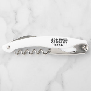 Modern Business Logo Website Promotional Corkscrew