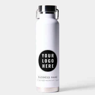 Modern Business Logo with Website Promotional Water Bottle