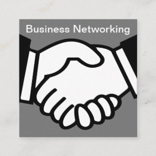 Modern Business Networking Square Business Card