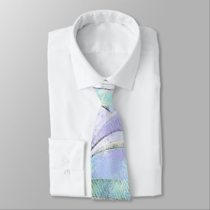 Modern Business Pattern Abstrac Blue Green Tie