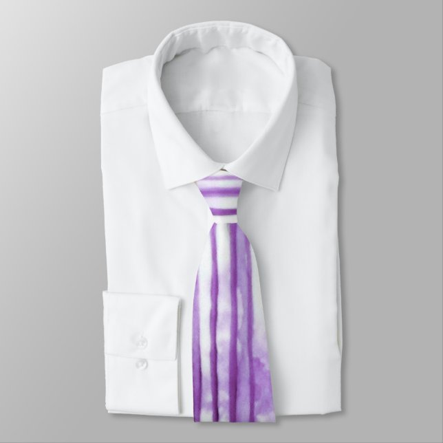 Modern Business Pattern Abstrac Blue Tie (Tied)