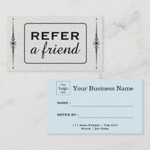 Modern Business Refer a Friend Professional  Referral Card