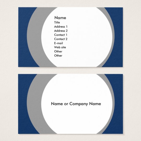 Modern Business/Social Networking Profile Card