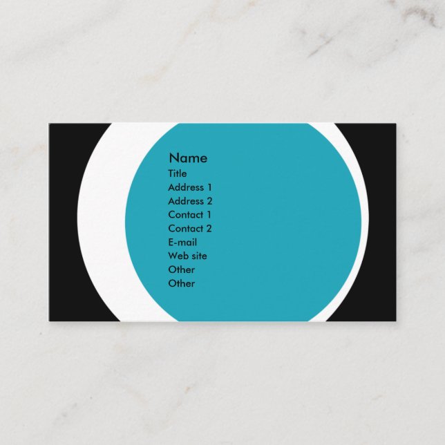 Modern Business/Social Networking Profile Card (Front)
