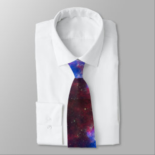Modern Business Space Abstrac Pink Blue Tie